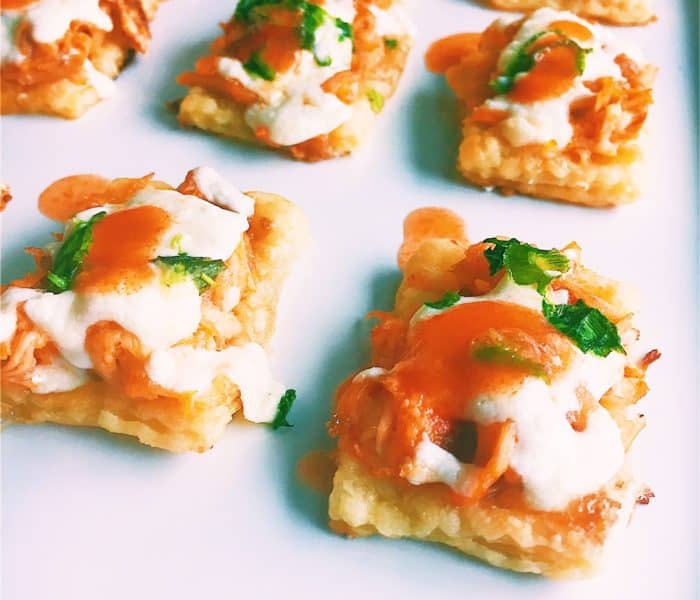 Buffalo Chicken Brown Sugar Bites