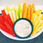 Fruit Sticks With Coconut Yogurt Dip