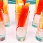 Fruit Sticks With Coconut Yogurt Dip