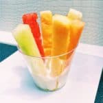 Fruit Sticks With Coconut Yogurt Dip
