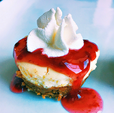 Mini Chambord Cheesecakes With Cookie Crust