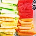 Fruit Sticks With Coconut Yogurt Dip