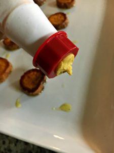 Hummus Sweet Potato Rounds (3)