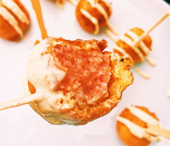 Mini Kielbasa Dijon Corn Dogs