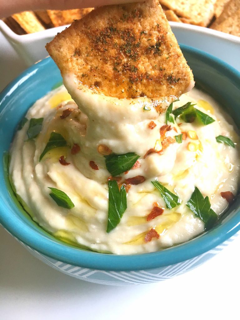 Garlic Oil Cannelini Dip
