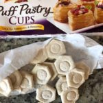 Puff Pastry Breakfast Cups With Honey Dijon Sauce