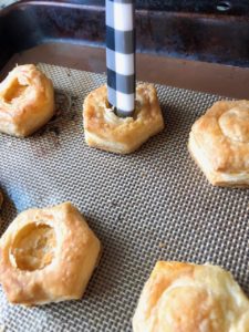Puff Pastry Breakfast Cups With Honey Dijon Sauce (6)