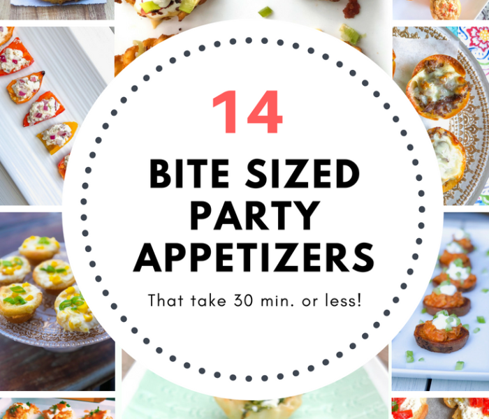 14 Fun Appetizers That Take Less Than 30 Minutes!