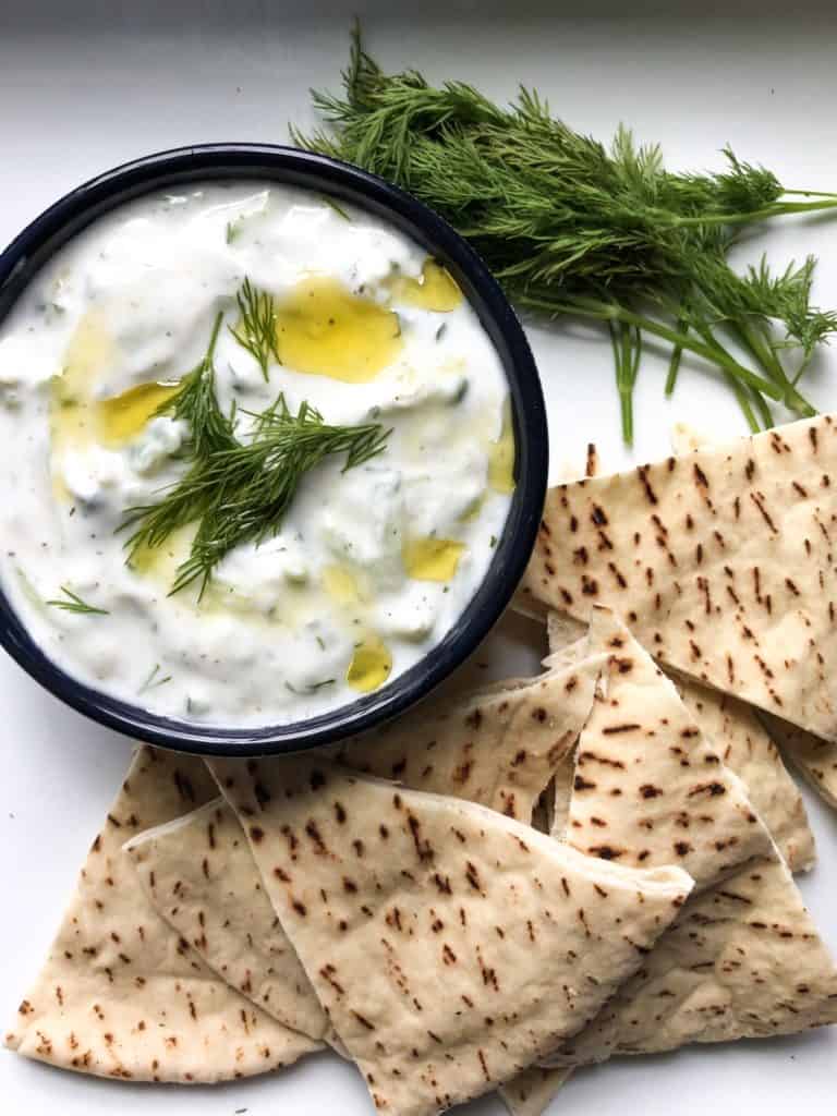 Authentic Greek Tzatziki Dip