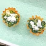 Creamed Spinach and Feta Phyllo Cups