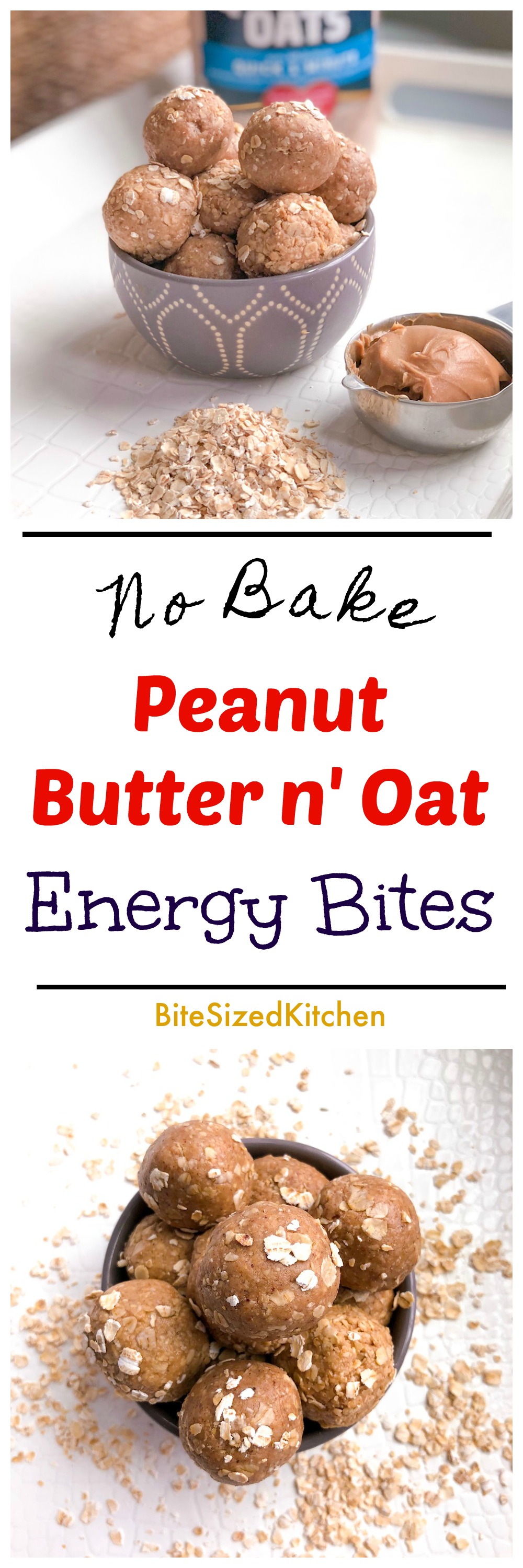 Healthy No Bake Protein Simple Energy Bites | Peanut Butter and Oatmeal Energy Bites | Paleo Low Carb Energy Bites | Energy Protein Balls | Healthy Keto Protein Bites | Peanut Butter Bites