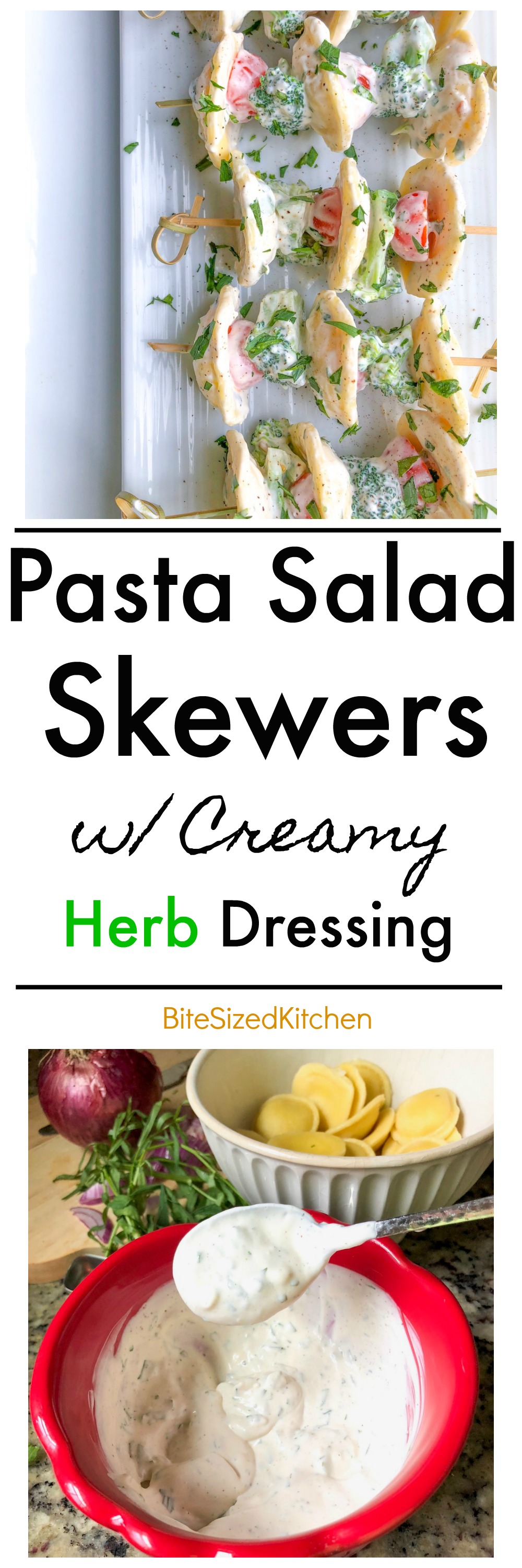 Creamy Summer Cold Pasta Salad Appetizer Recipe | Easy Cold Pasta Salad Recipe | Pasta Salad Skewers Sticks | Broccoli and Tomato Pasta Salad | Cold Easy Summer Party Appetizer