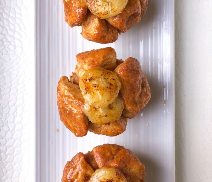 Individual Banana Pudding Monkey Bread