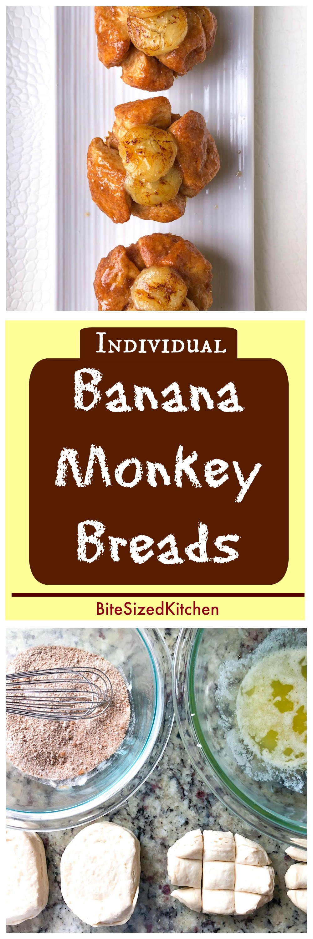 Individual Banana Pudding Monkey BreadIndividual Banana Pudding Monkey Bread