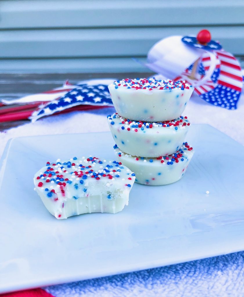 Microwave Vanilla Cream Fudge Bites (without condensed milk)