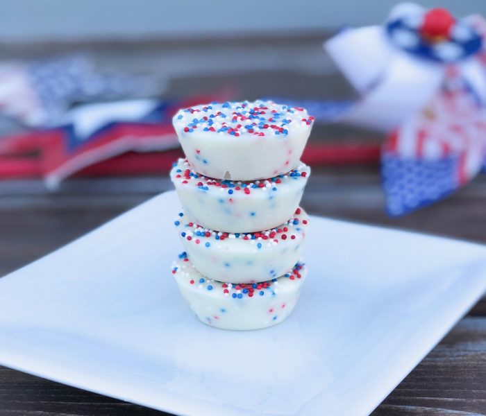Microwave Vanilla Cream Fudge Bites (without condensed milk)