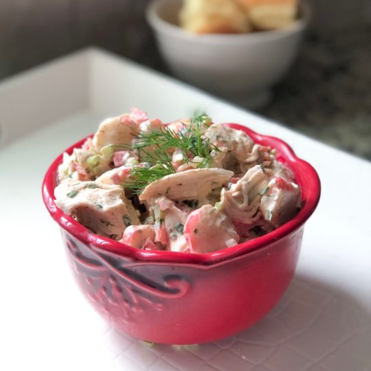 Healthy Creamy Imitation Crab Salad
