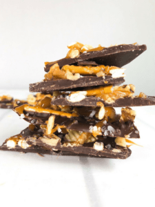 Salted Dark Chocolate Snack Bark