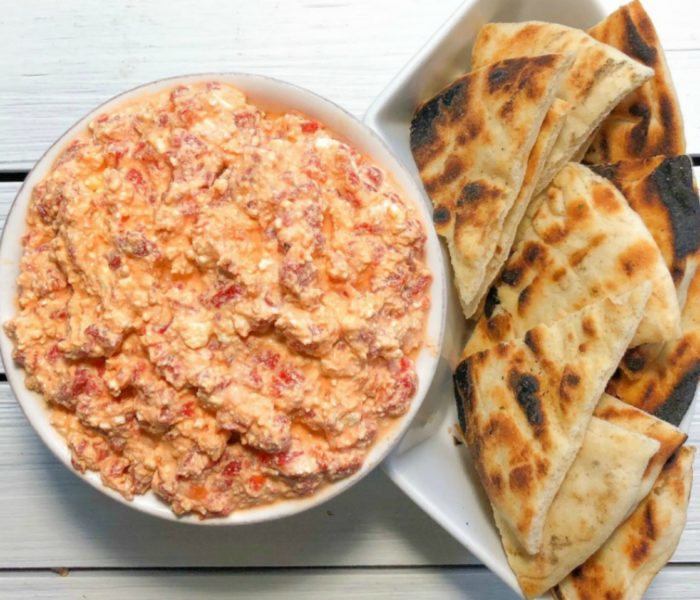 Greek Red Pepper Feta Dip