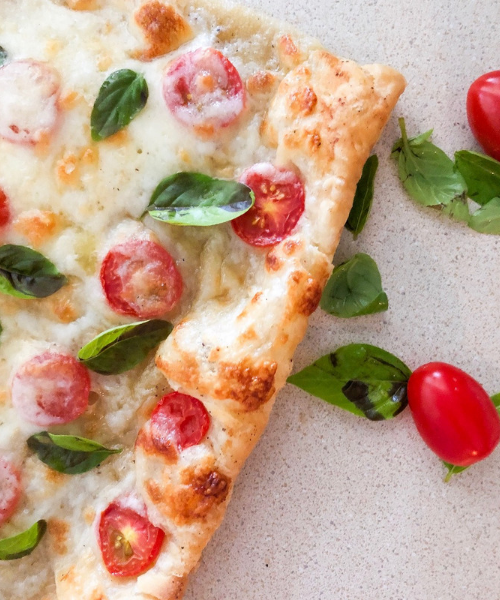 Easy Puff Pastry Margherita Pizza