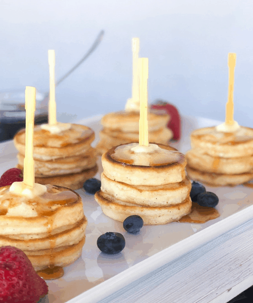 silver dollar sized pancakes