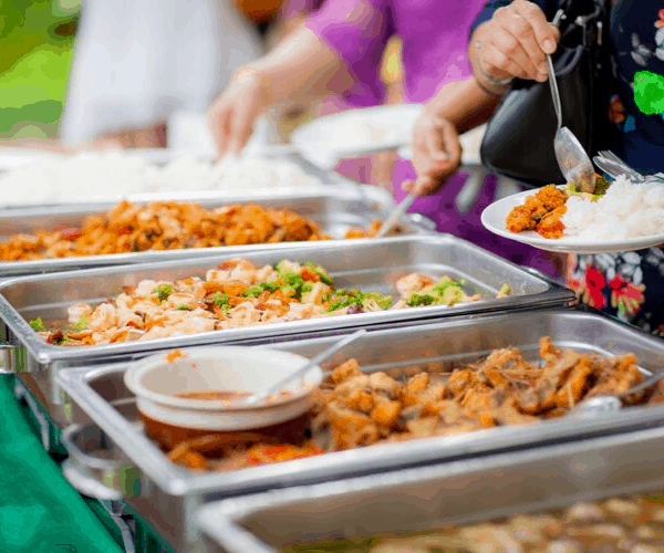 Tips for how to keep food warm at a party.