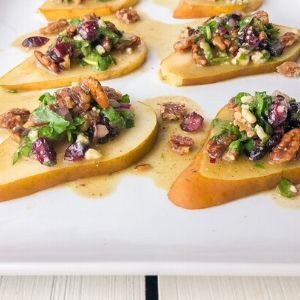 Pear and Gorgonzola Appetizer
